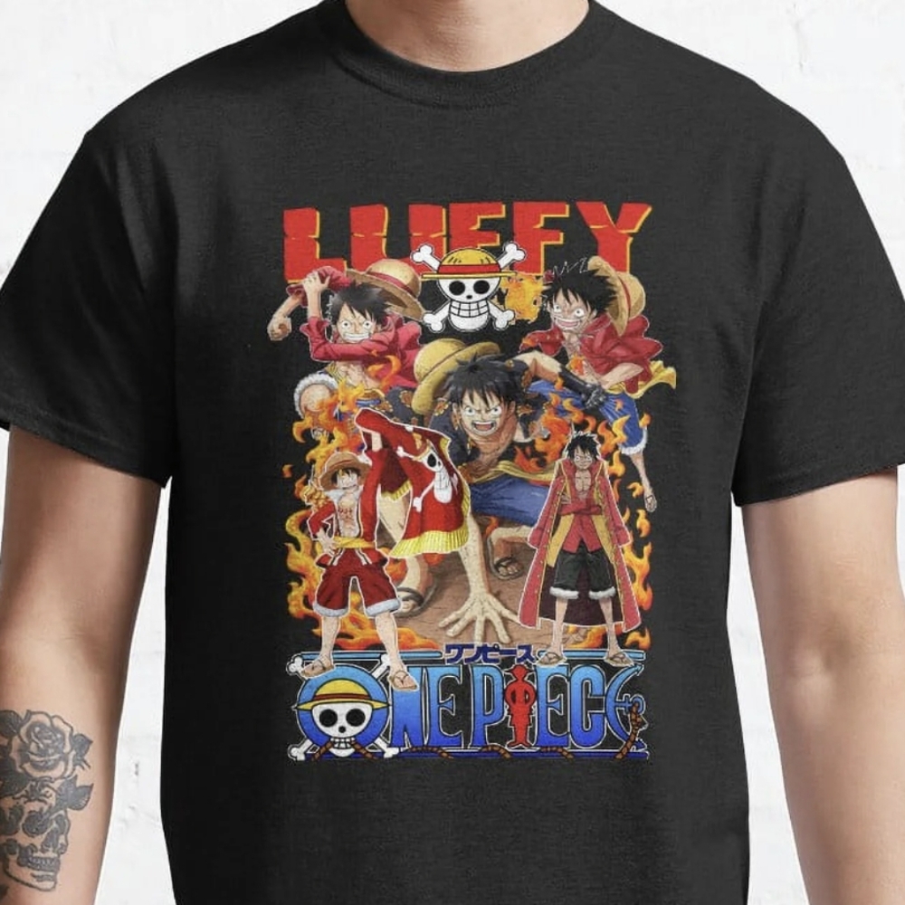 One Piece Luffy Graphic T-Shirt